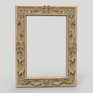 3D модель для ЧПУ  Обрамление для зеркала11