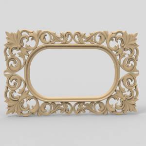 Купить 3D модель Обрамление для зеркала17
