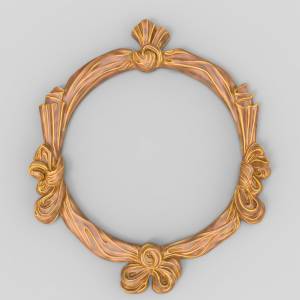 3D модель для ЧПУ  Обрамление для зеркала25