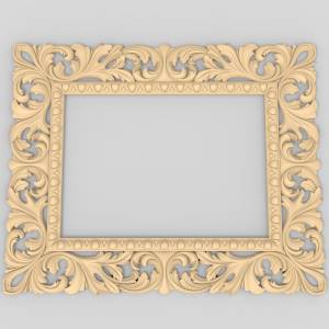 3D модель для ЧПУ  Обрамление для зеркала27