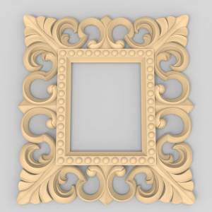 3D модель для ЧПУ  Обрамление для зеркала28