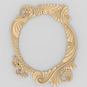 3D модель Обрамление для зеркала31