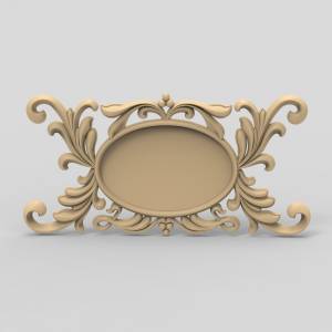 Купить 3D модель Обрамление для зеркала32