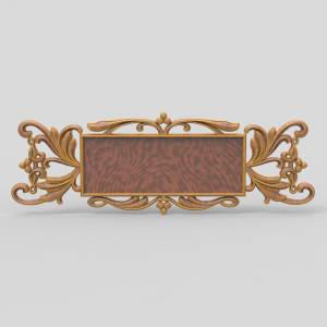 3D модель для станка с ЧПУ  Обрамление для зеркала33