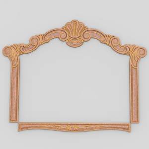 Купить 3D модель Обрамление для зеркала35