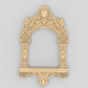 3D модель для ЧПУ  Рама19