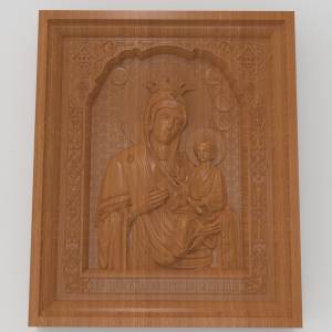 3D модель Икона Богородицы Скоропослушницы