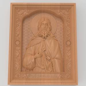 модель для станка с ЧПУИкона Илья Пророк