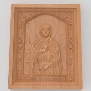 stl модель Икона Ксении Петербургской