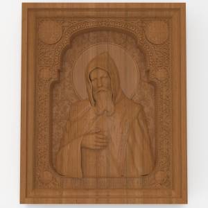 модель для станка с ЧПУИкона Преподобный Серафим Вырицкий