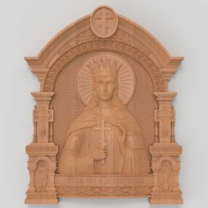 модель для станка с ЧПУИкона Св вмца Екатерина