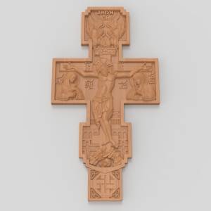 3D модель Икона_распятие