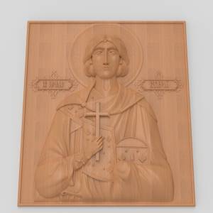 3D модель Икона_Св_Валерий