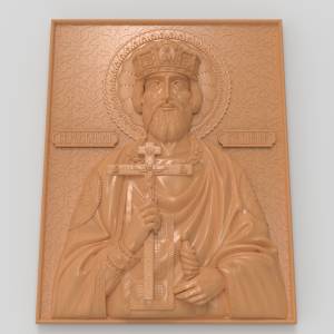 3d stl Икона_Св_Владимир