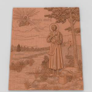 3D модель Икона_Семен_верхотурский