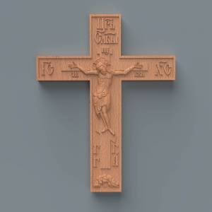 3D модель Крест резной 11