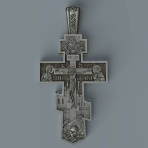 Купить 3D модель Крестик нательный 2
