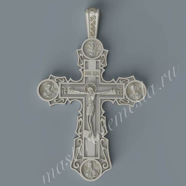 ЧПУ модель - Крестик нательный 4 3D ЧПУ модель Крестик нательный 4