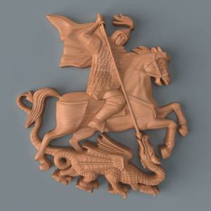 модель Георгий Победоносец поражает змея на masteraremesla.ru