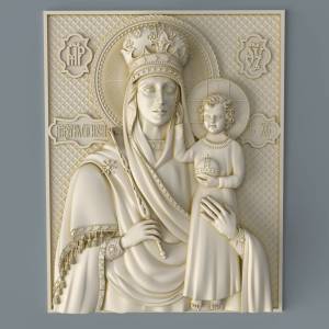 3д модель Богородица без оклада у нас.