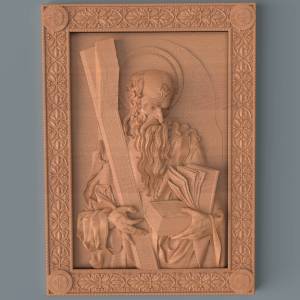 3д модель Икона Апостол Андрей