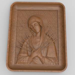 Семистрельная в рамке