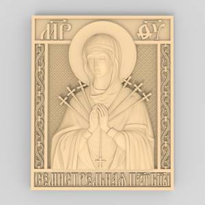 3D модель Икона Семистрельная