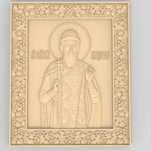 3D модель для ЧПУ  Икона Святой  Владимир