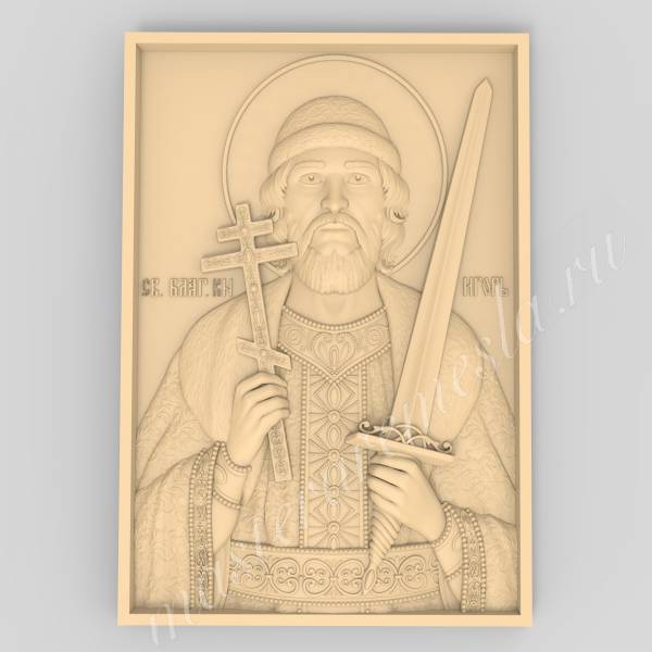 Купить 3D модель Икона Святой Игорь