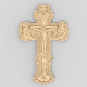 3D модель для ЧПУ  Распятие 8