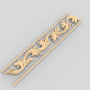 3D модель Багет простой