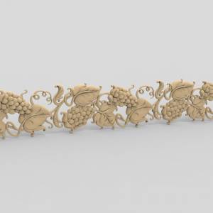 Купить 3D модель Багет виноградная лоза