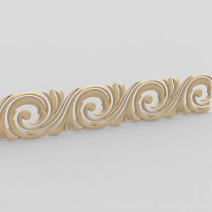 3D модель для ЧПУ  Багет 55