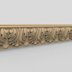 3D модель для ЧПУ  Багет 77