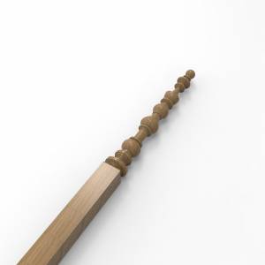 3D  модель Столб восточный стиль