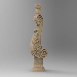 3D  модель Столб заходной 8