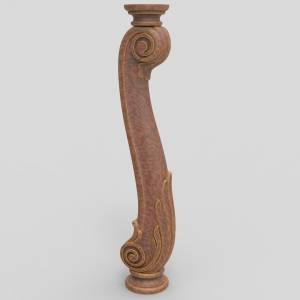 3D модель для ЧПУ  Балясина