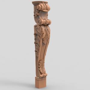 3D модель для ЧПУ  Балясина