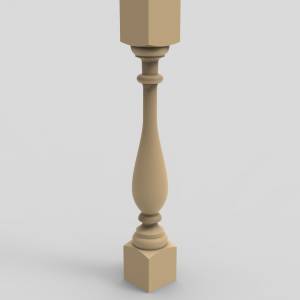 3D модель для станка с ЧПУ  Балясина