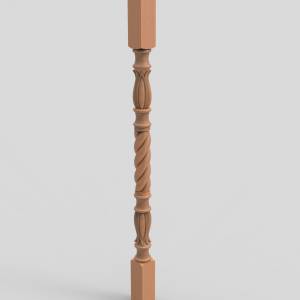 3D модель для станка с ЧПУ  Балясина