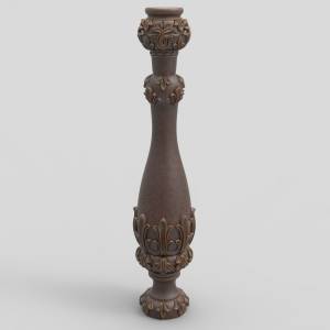 3D ЧПУ модель Балясина