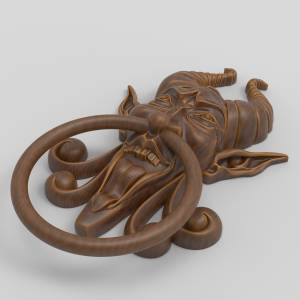 3D модель  Декор дверной  кнокер
