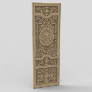 3D ЧПУ модель Дверь 5