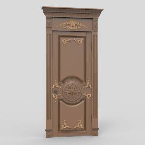 3D модель для ЧПУ  Дверь 9