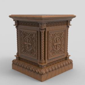 3D модель Престол