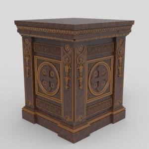 3D ЧПУ модель Престол 2