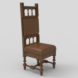 3D модель для станка с ЧПУ  Стул 12