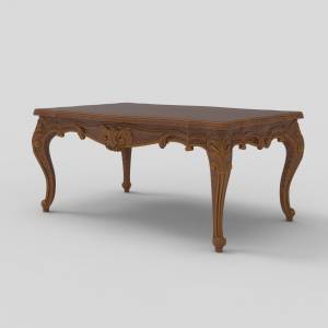 3д модель Стол резной 2