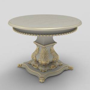 3д модель Стол круглый 4