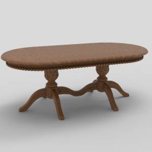 3д модель Стол овал